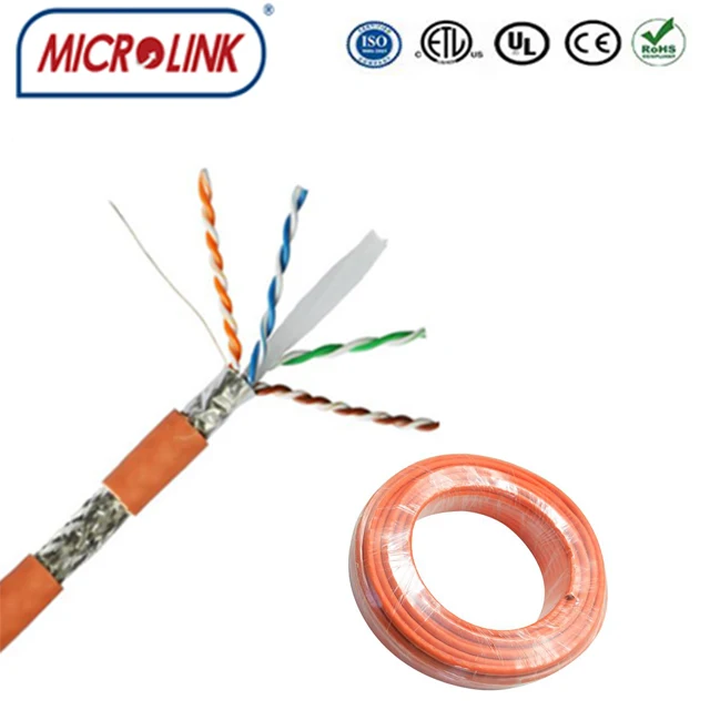  Сетевой кабель с кабельной катушкой orange kable cat 6 heavy duty stp sftp