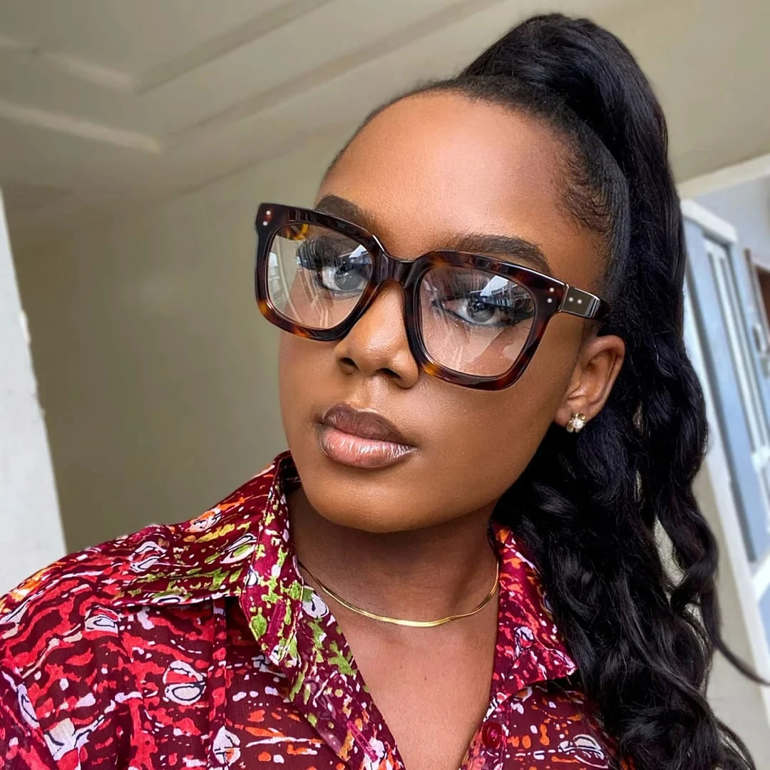 2024 Trendy Leopard Gray TR90 Anti Blue Light Eyeglasses Optical Square Rivets Glasses Sexy Ladies Designer Prescription Eyewear