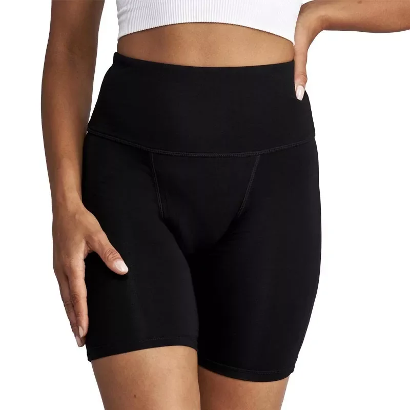 Women Leakproof Underwear Reusable Period Panties Sports Menstrual Boy Shorts Incontinence Protective Underwear Sanitary Napkin