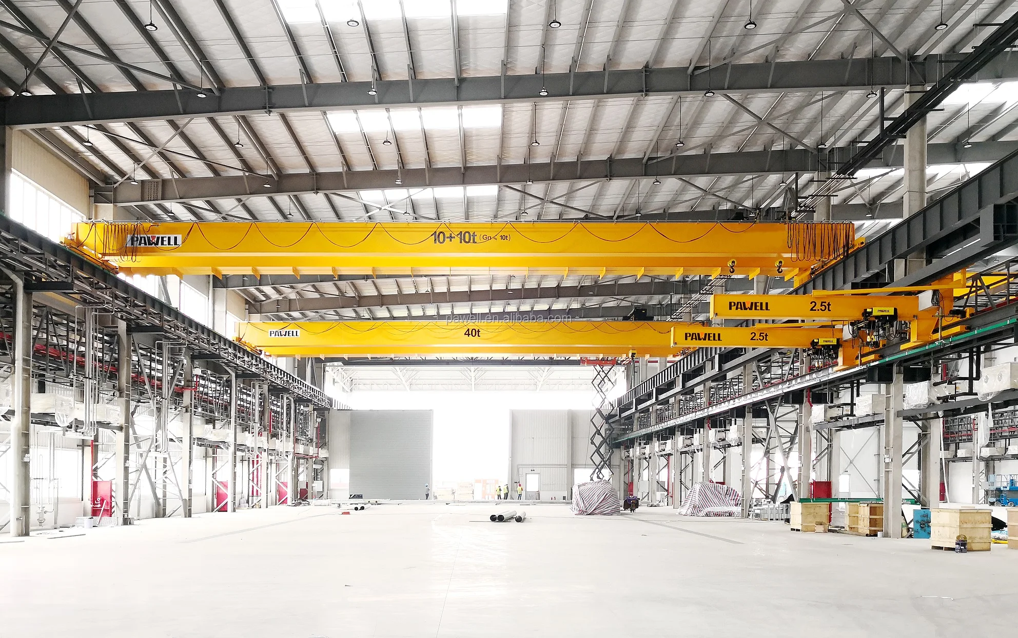 Crane Travel System 5 Ton European Hoist OverHead Crane For Workshop
