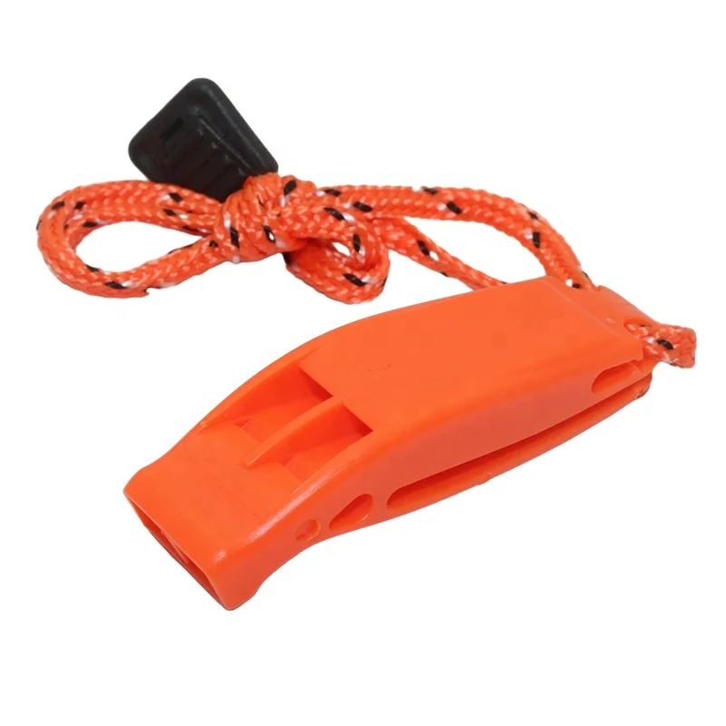 Custom print hiking hunting outdoor sports mini whistle for survival camping