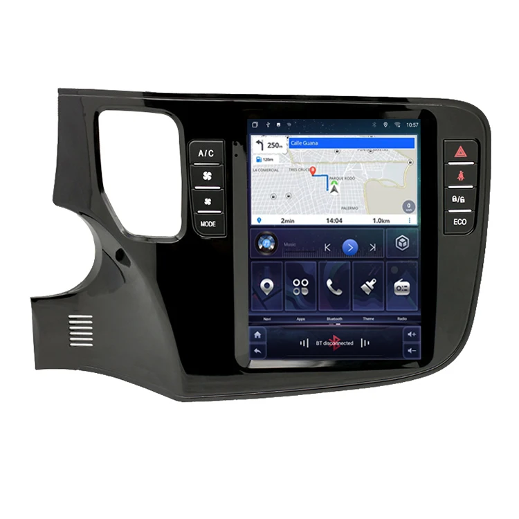2 Din Android Touch Screen GPS Navigation Carplay Stereo Multimedia System Car Radio Player For Mitsubishi Outlander 2013~2021