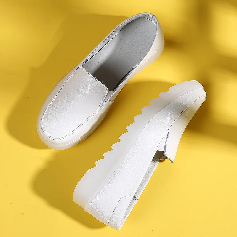  White Nurse Shoes Slip Lady Comfortable Hospital Eva