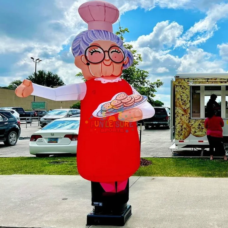 Commercial sky dancing man airblown figure air dancer for outdoor advertising inflatable cactus