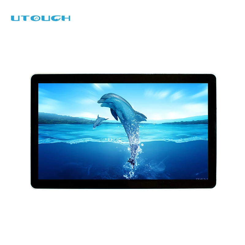 18.5 inch wall mount capacitive touch screen monitor all in one computer Android panel pc tablet LCD display Win10 I5/I7
