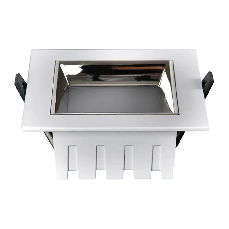7W Led Downlight Commercial Indoor Lighting Aluminum Embedded Ceiling Down Light Square Recessed Downlights For Project