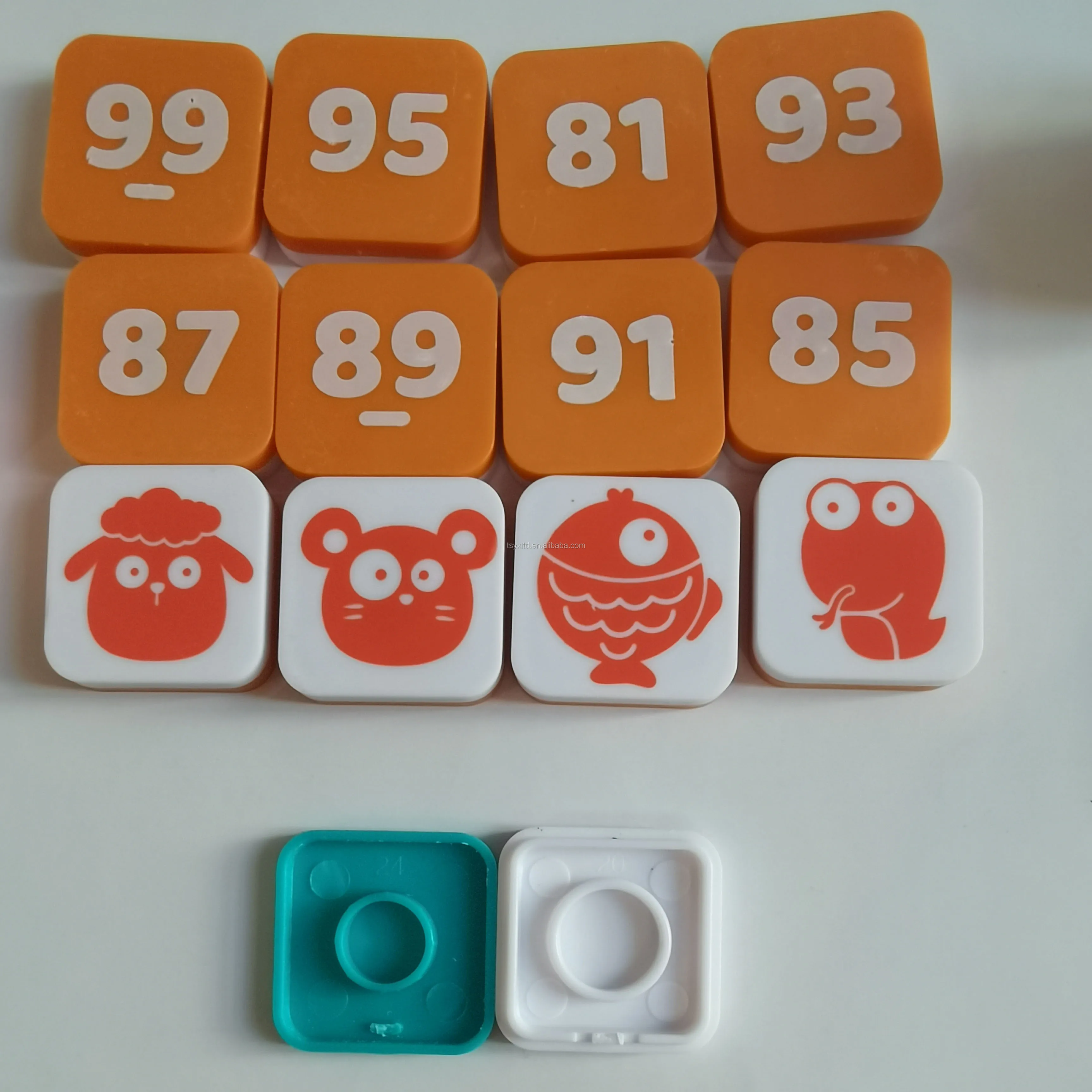 boardgame pawns plastic 