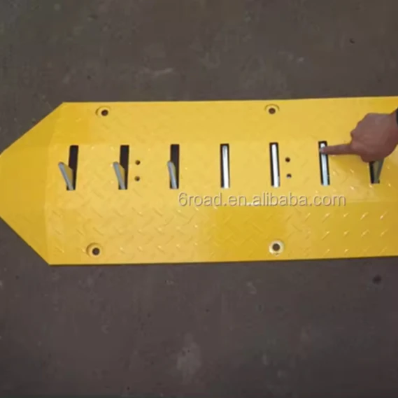 Metal Speed Bump, Road Spikes