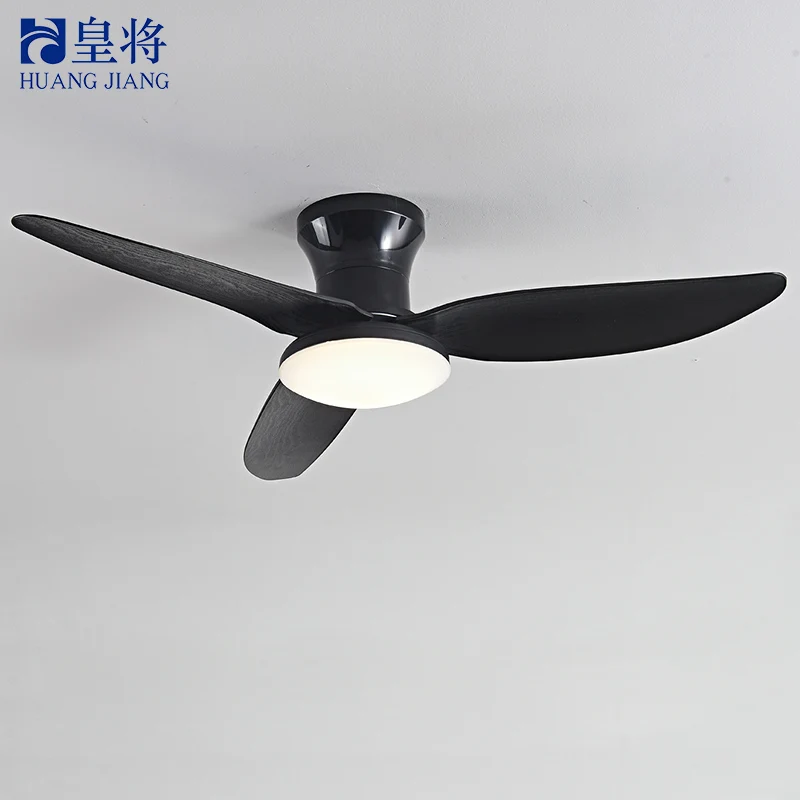 American-Style Vintage Decorative 40 Inch Variable Frequency Motor ABS 3 Blades Remote Control Bldc Ceiling Fan Wtih Light