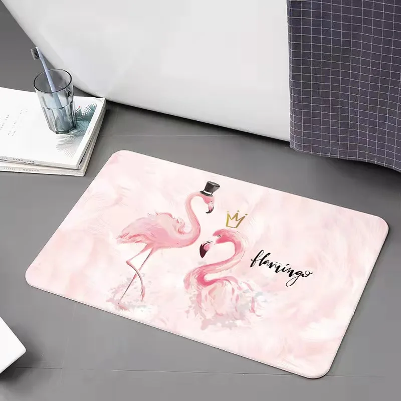 Diatomaceous Earth Bath Stone Mat Fast-Drying Diatomite Absorbent  Bath Mat