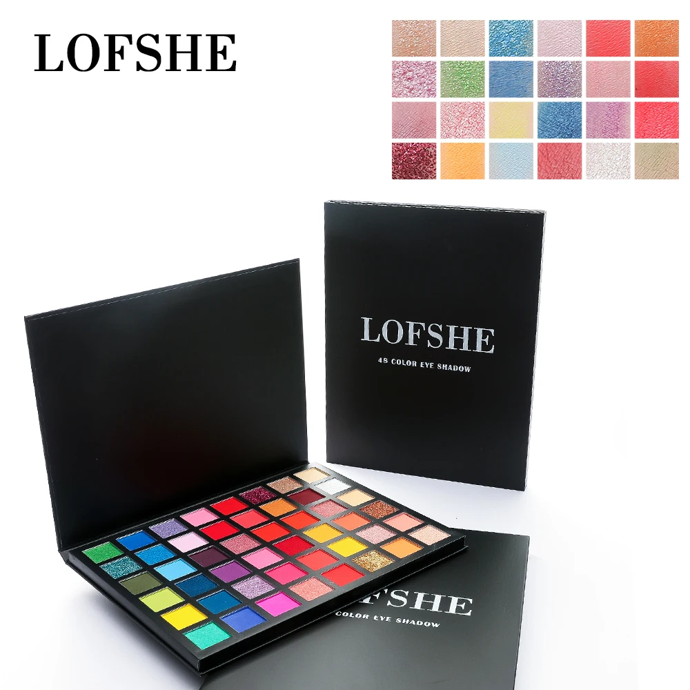 48 Colors Eyeshadow Palette Face Make Up Waterproof Multicolor Mineral Eye Shadow Set