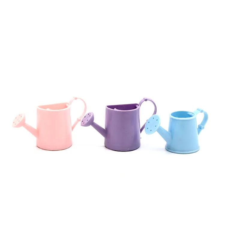 New Design Mini Watering Can Pots Ornamental Plant Bonsai Plastic Indoor Used with Artificial Flower Floor Color American Style