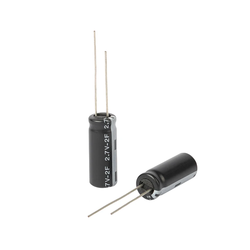 Original 2.7v 2F Ultracapacitor supercapitor 2F 8*20.1mm farad super capacitor for navigator IOT