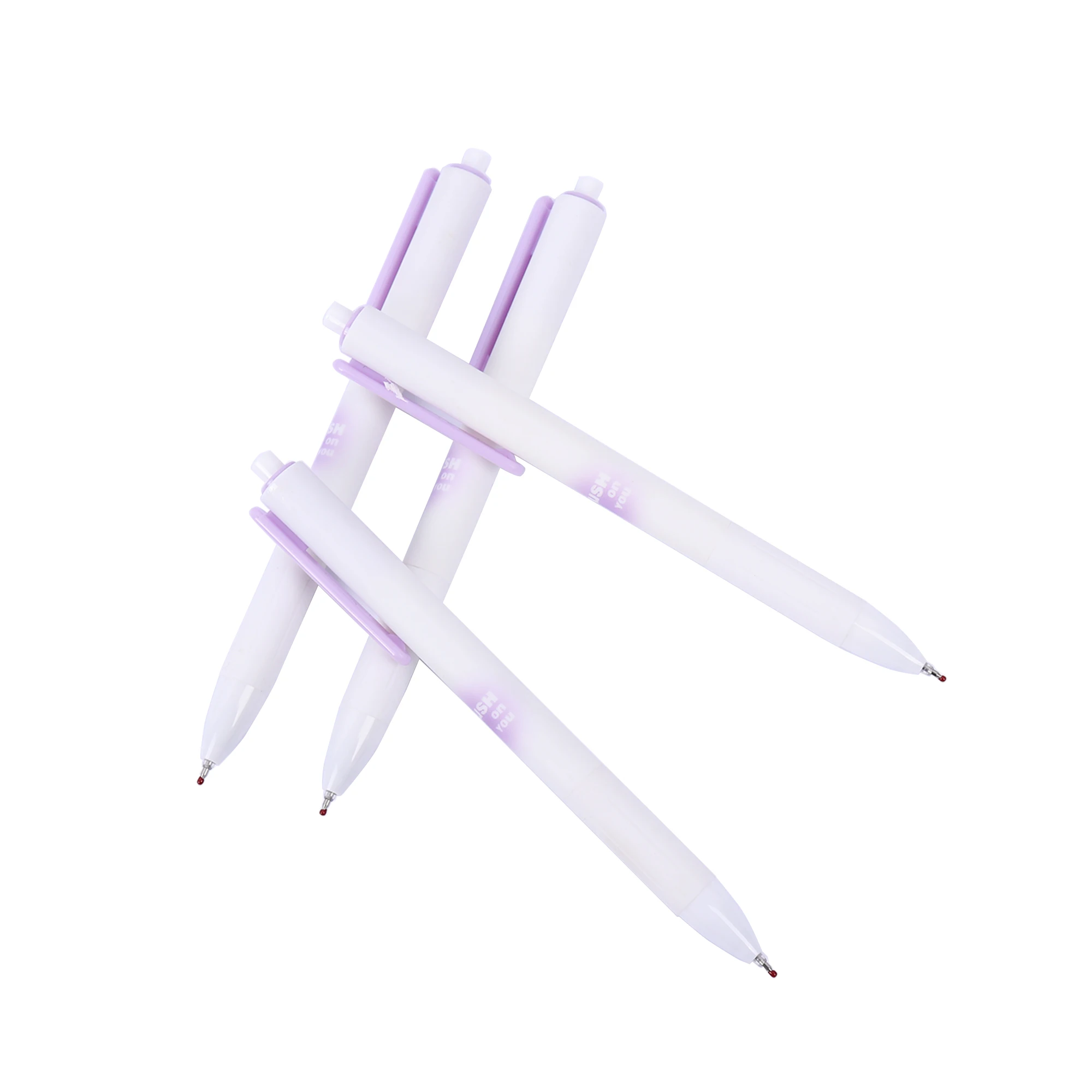 OEM wholesale Gel Pens Smooth Writing purple Cute Pens Students Gift School Supplies Children Kawaii ballpoint Pen
