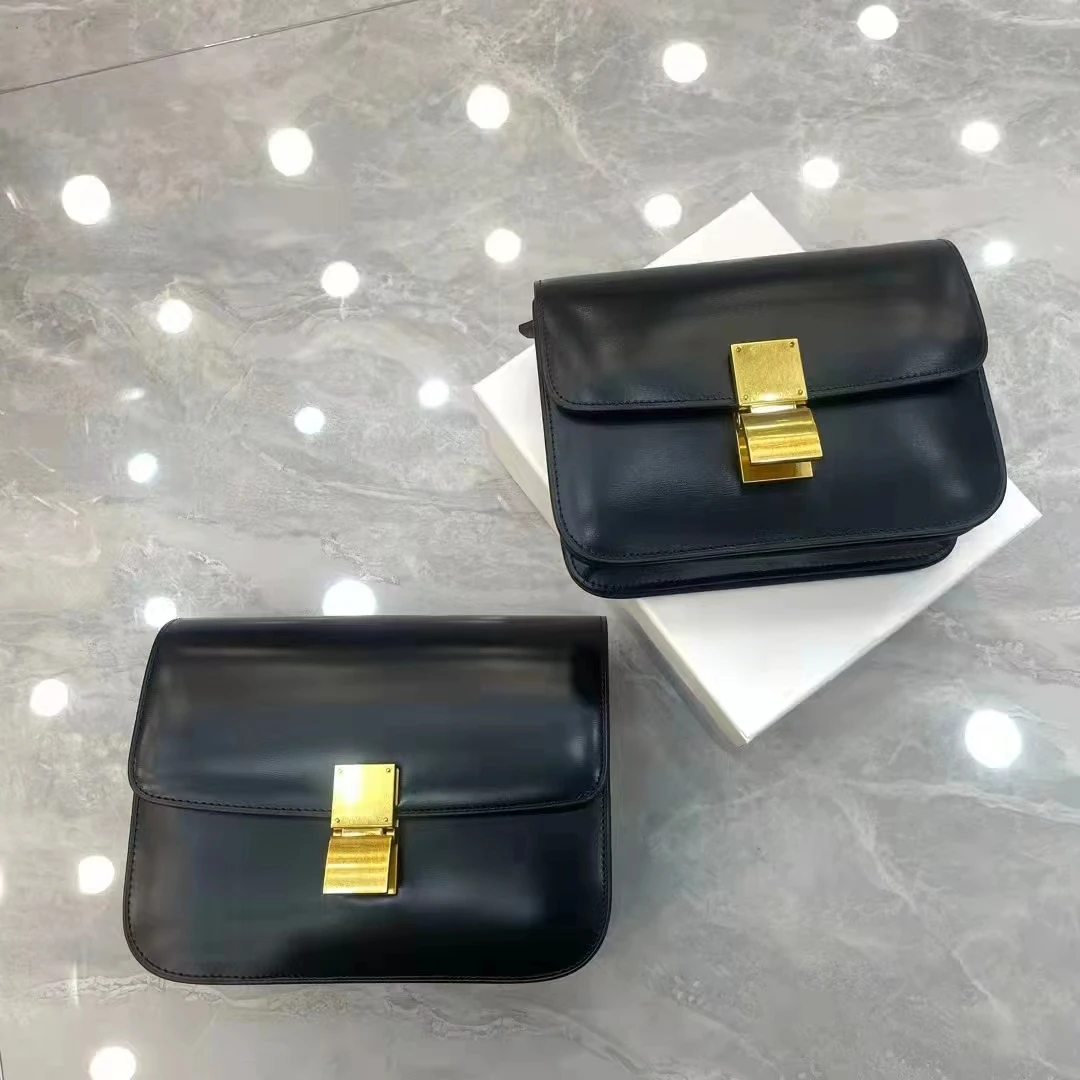 Brand Design Luxury BOX Leather High Quality Tofu Buns Bags Fashion Ladies Single Shoulder Messenger Bag