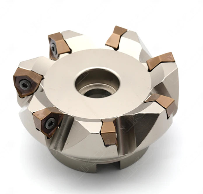 50mm 63mm 80mm MFWN CNC Indexable Face Milling Machine Body for WNMU080608EN Fast Feed Milling Inserts