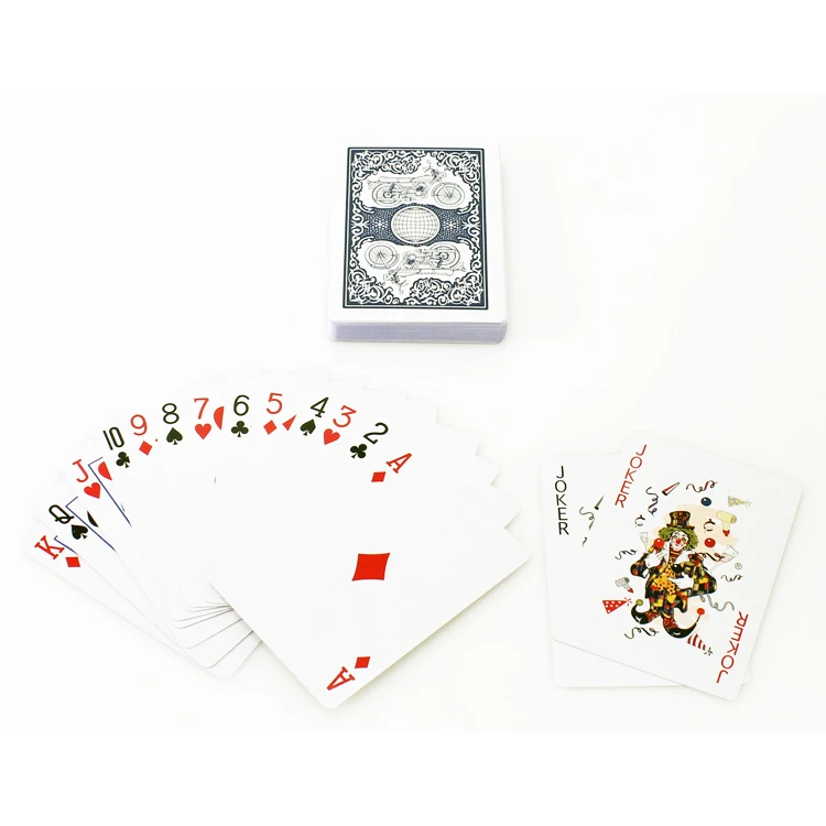 
Full Color Varnishing Fun Paper Playing Poker Cards Custom Printing 