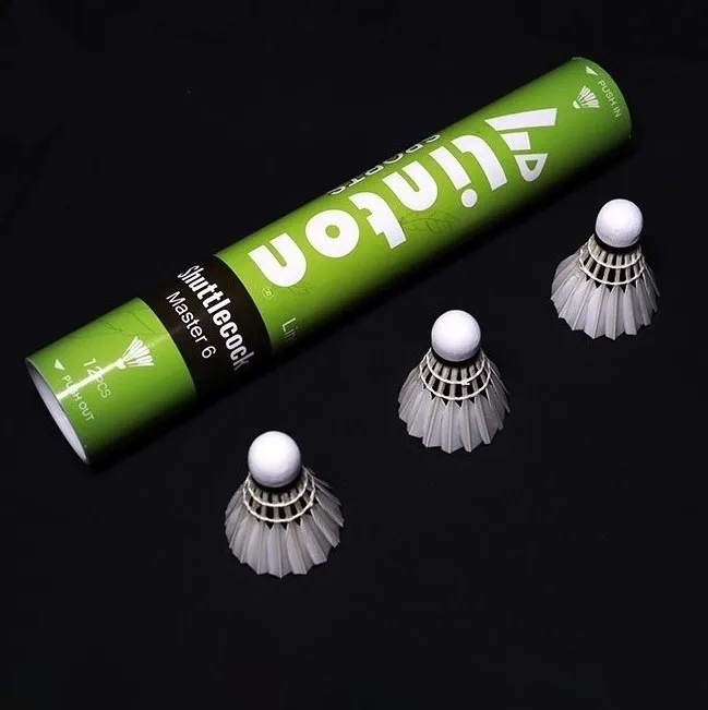 Durable Custom Logo First Class Duck Feather Best Sports Hot Sale Training Badminton Shuttlecock
