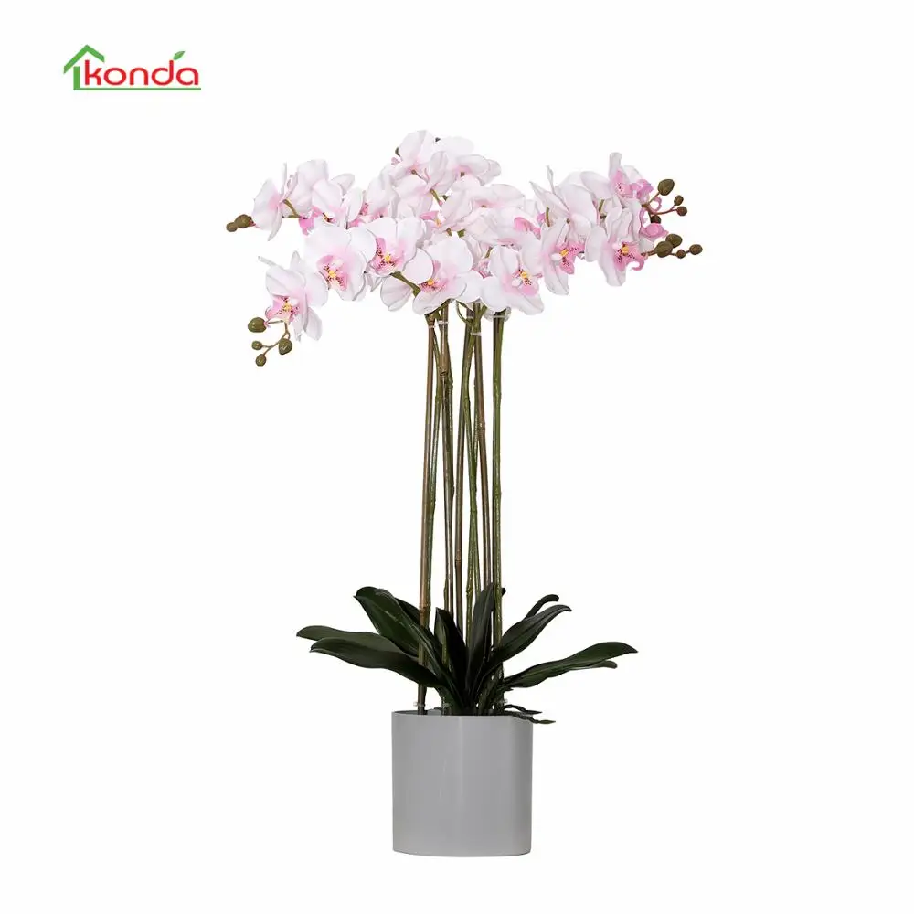 Настенные искусственные цветы лаванды Орхидея искусственный цветок