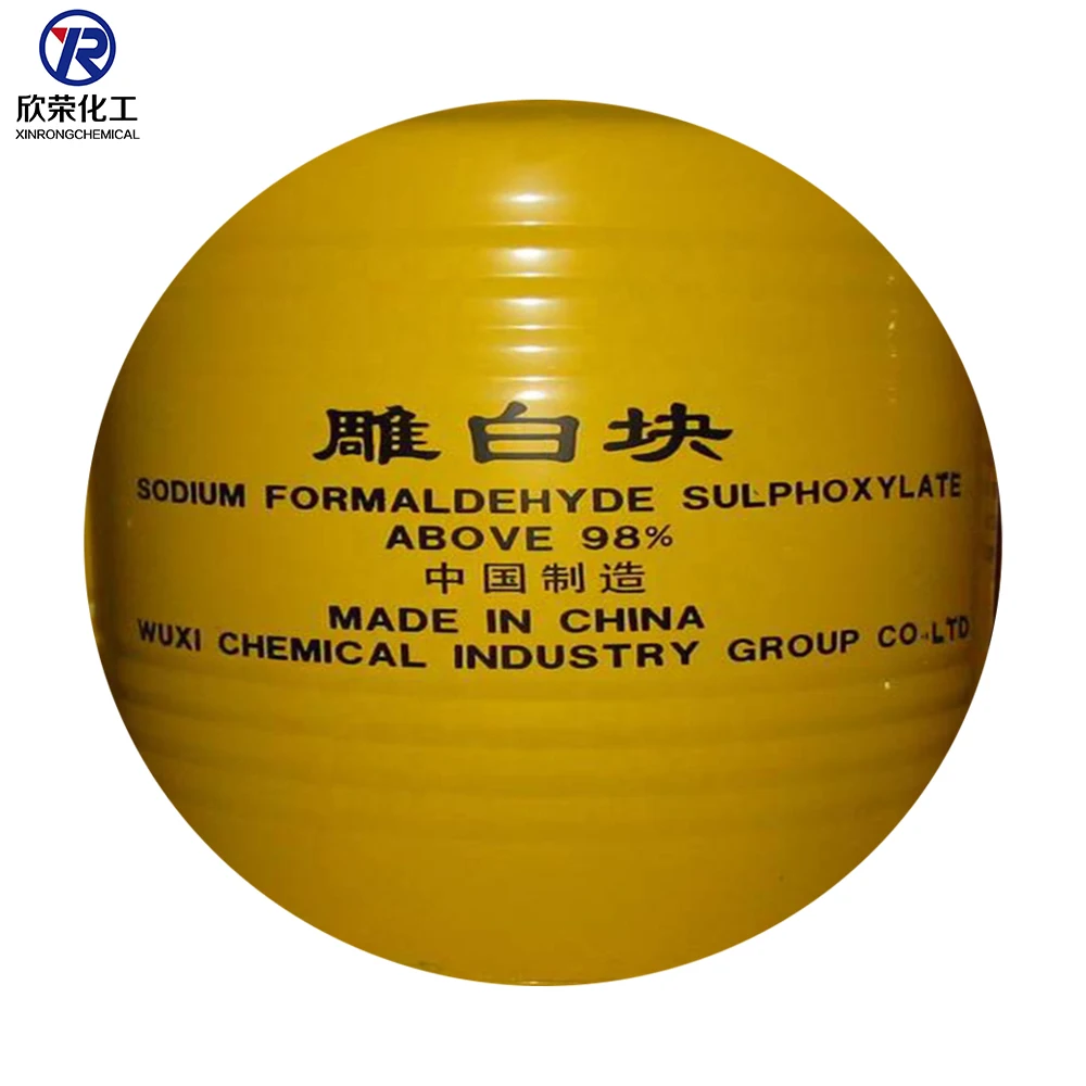 
High purity 98% min sodium formaldehyde sulfoxylate rongalite 