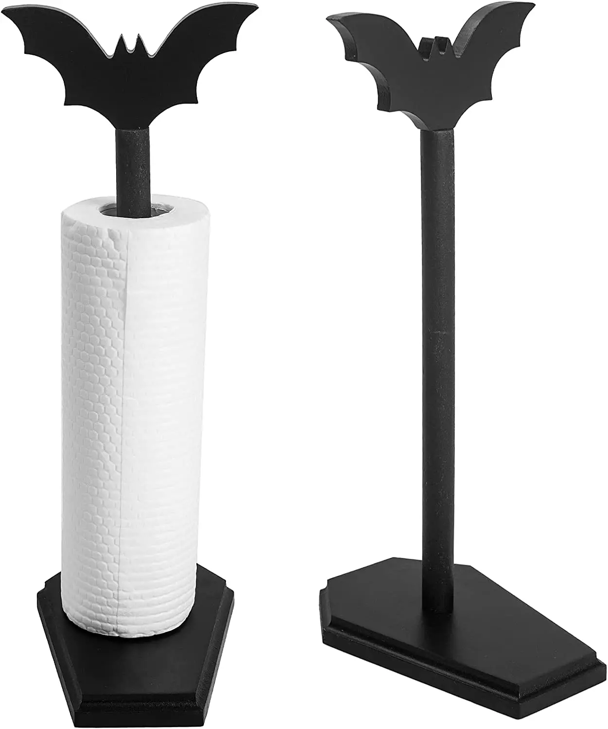 Bat Tissue Holder - Halloween Decorations for Kitchen and Bathroom - Gothic home Decor - Witch Gift for Ladies