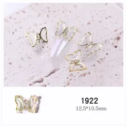 3D Nail Accessories Wide Applications Rhinestones Bowknot Nail Jewelry Bow Ornament butterfly nail art decoration sequin