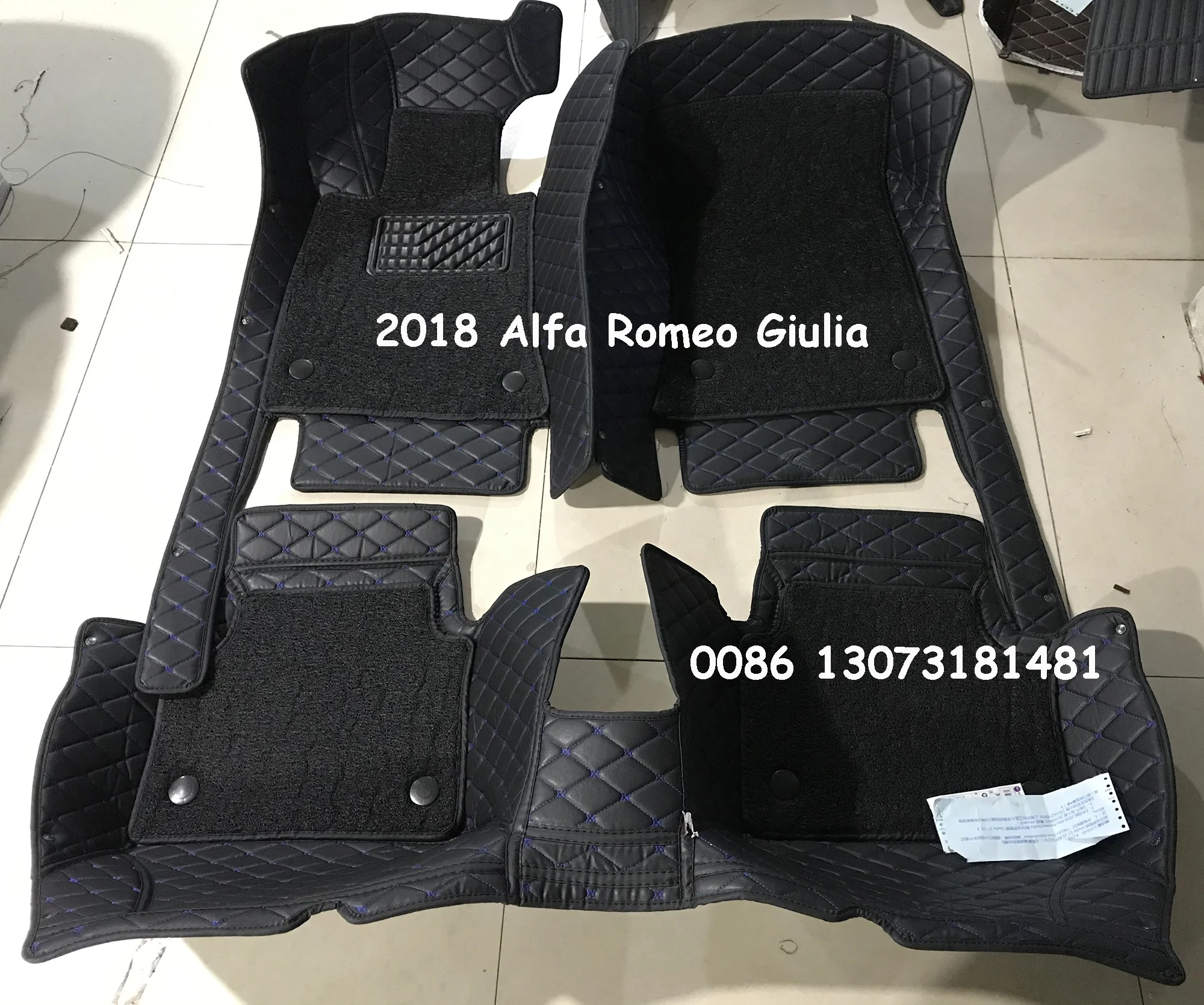Waterproof Car Floor Mats with logo Right hand driving Opel Astraaudi A4 FloorLiner Front & Rear Carpet For Skoda Octavia