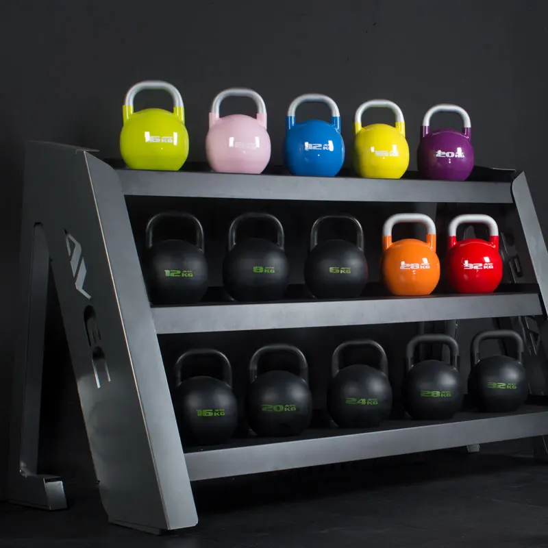 Color Coated Kettlebell Competition Kettlebell Set Handgrip Dumbbell Kettle Bells Set Kettlebell Weights