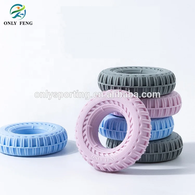 Silicone rubber hand grip ring, hand grip strengthener fitness product
