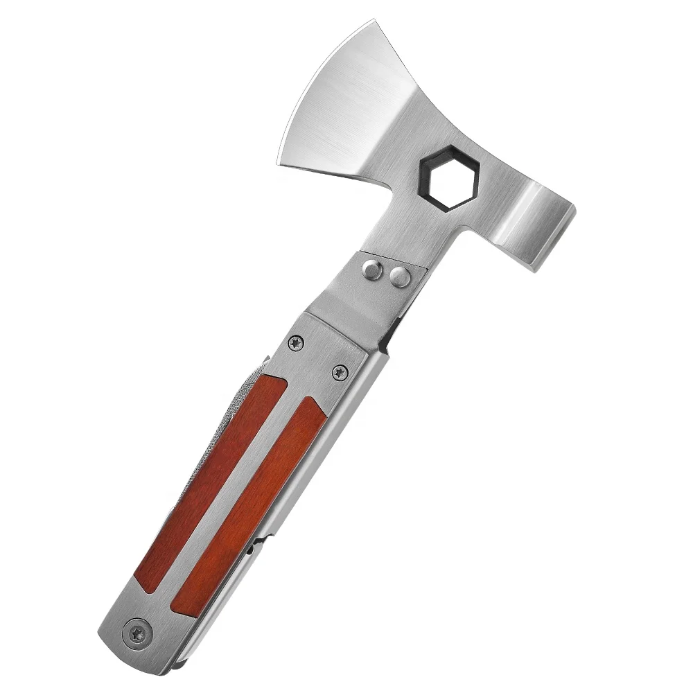 KINGMARS Outdoor Black Stainless Steel Multi Tool Multipurpose Hammer Pliers Knife Multitool