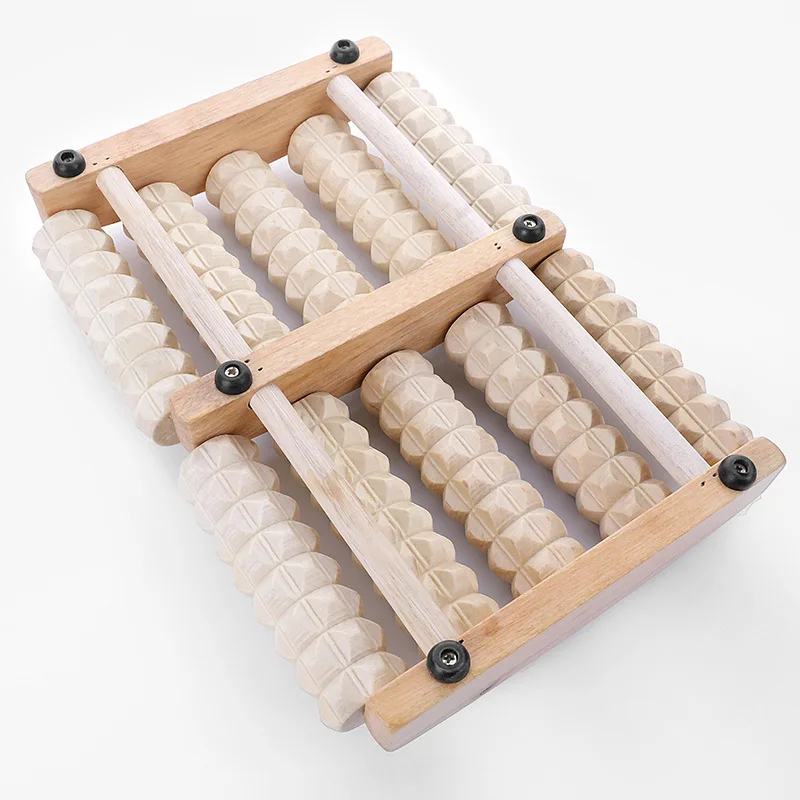 6 Row Foot Roller Massager Reflexology Private Label Foot Massage Tool For Relieve Plantar