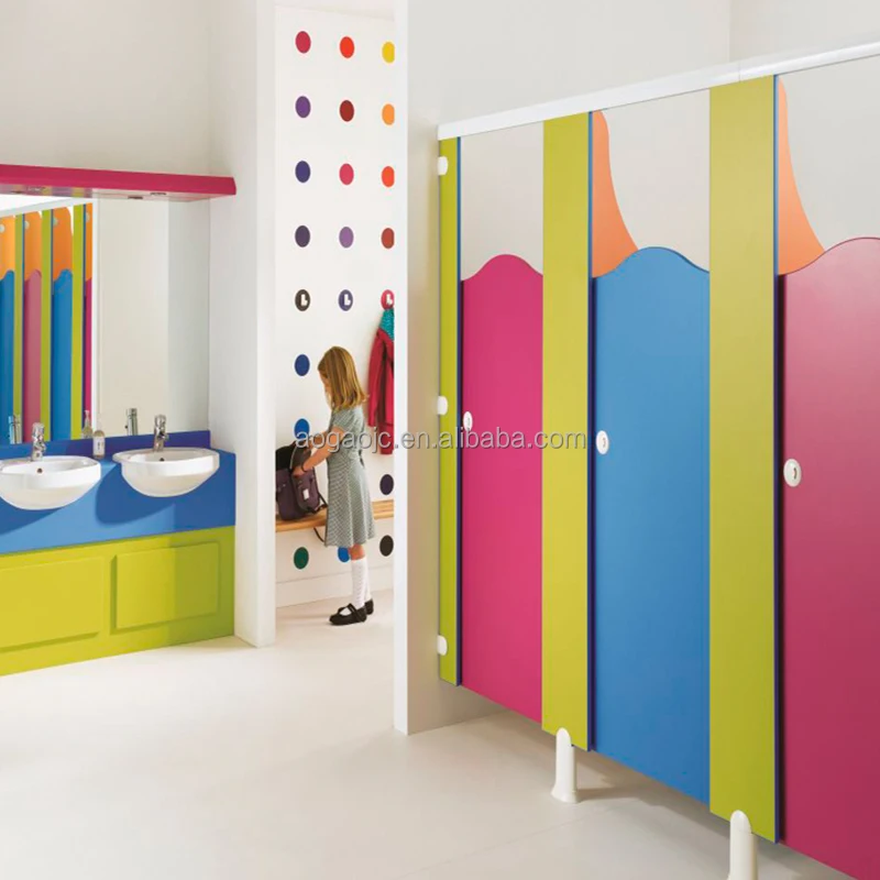 China Phenolic Resin Toilet Partition For Kids Toilet Cubicle