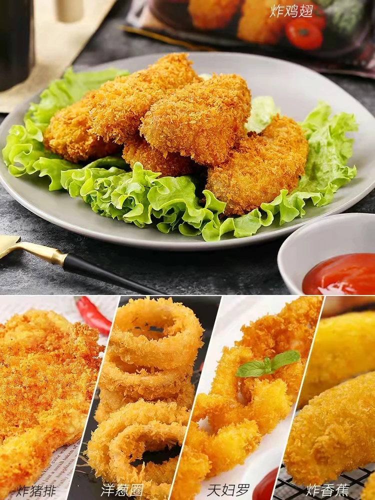 Hot sale industrial bread crumbs snack food bread crumbs making machine production line