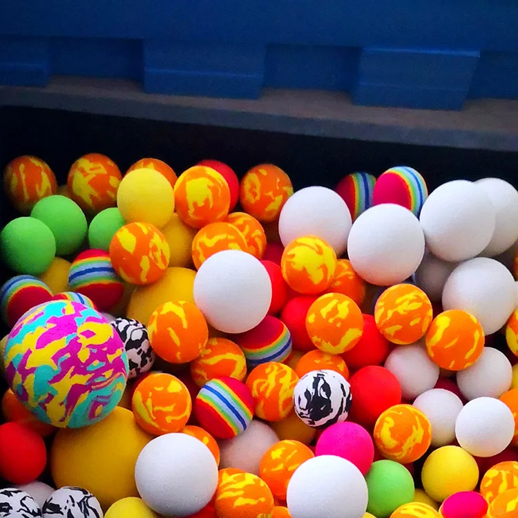 
Europe eva biodegradable sponge foam massage hand grip elastic ocean ball 