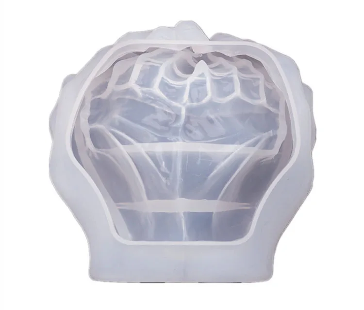 Two Handed Candlestick Silicone Mold DIY Gypsum Resin Crystal Drop Glue Mould Handmade Ashtray Storage Box Home Decoration