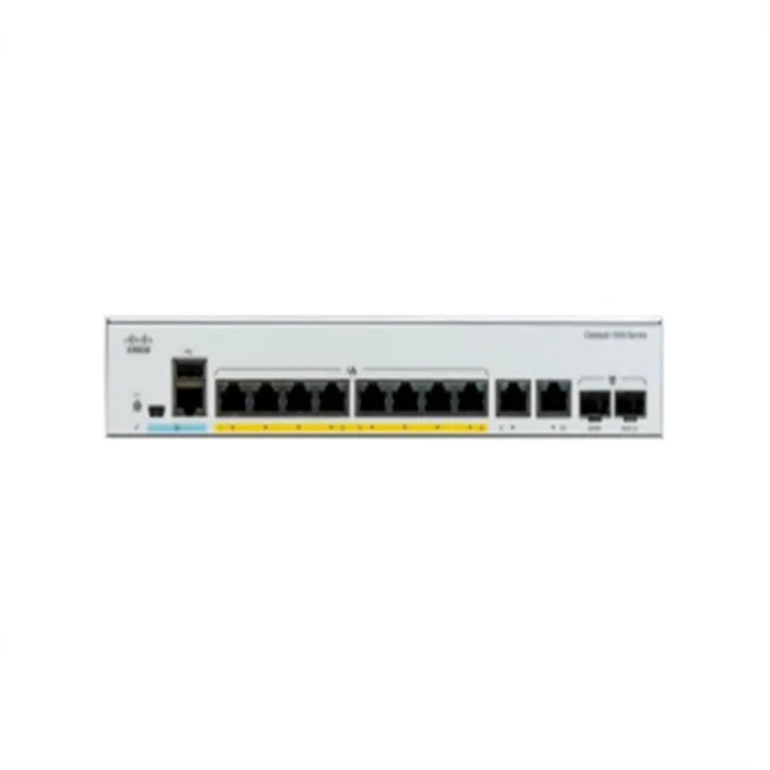 1000 серии переключатели 8 портов Ethernet PoE + порты и 120W бюджет с 2x1G SFP RJ 45 комбо uplink