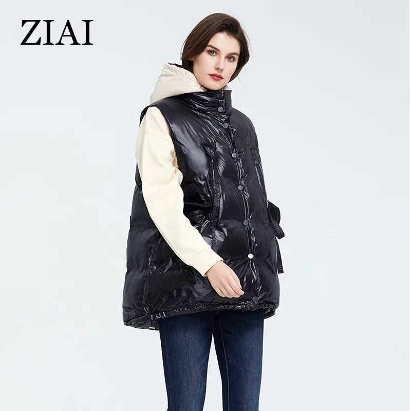 
New fashion wholesale ladies waterproof plus size puffer vest quilted jacket women windproof black puffy winter vest 