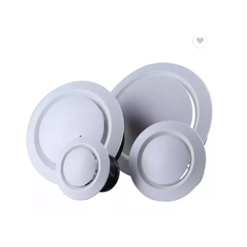 Top Quality Ceiling Round Abs Adjustable Exhaust Air Vent Diffuser For Hvac Ventilation System