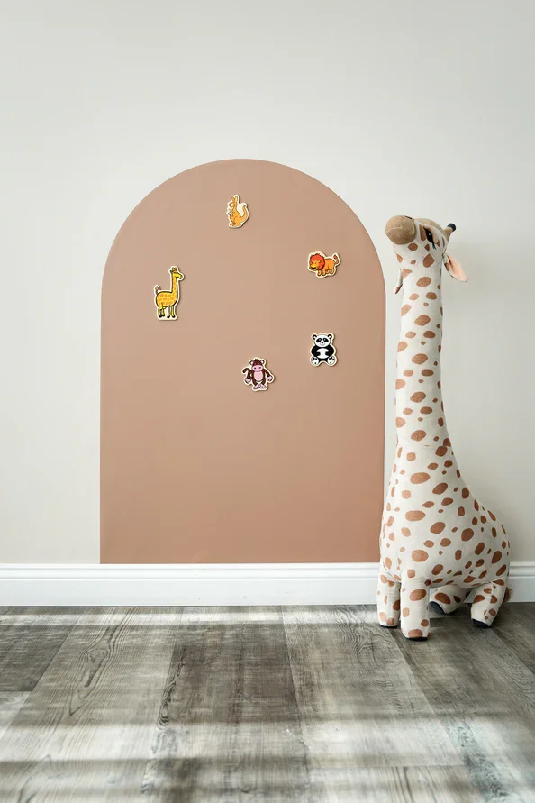 Whiteboard Wall Sticker Magnetic Dry Erase Chalkboard Arch Shaped Self Adhesive Flexible Roll Board for Home School Office