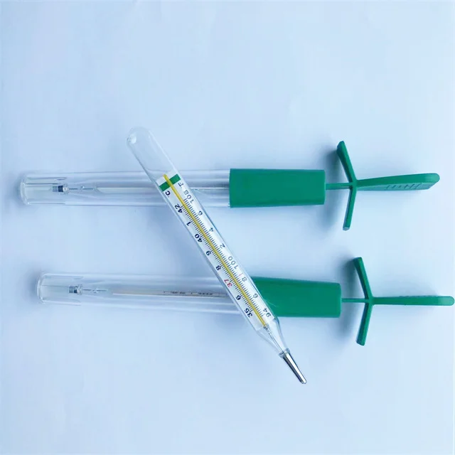 New Product Physical Temperature Testing Double Scale Gallium Mercury Free Glass Thermometer