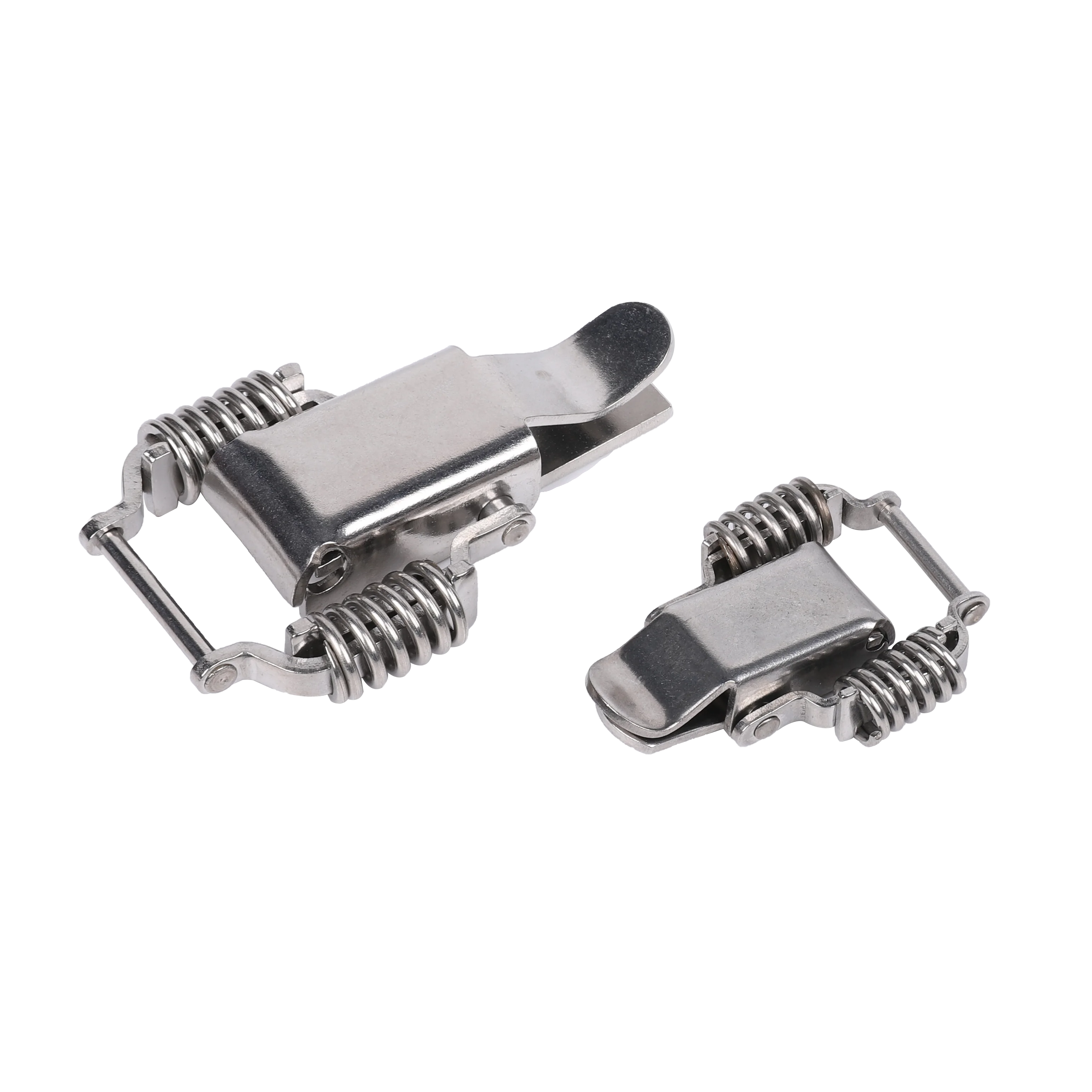 Hardware Cabinet machine stainless steel custom Adjustable spring loaded latch toggle draw latch hasp