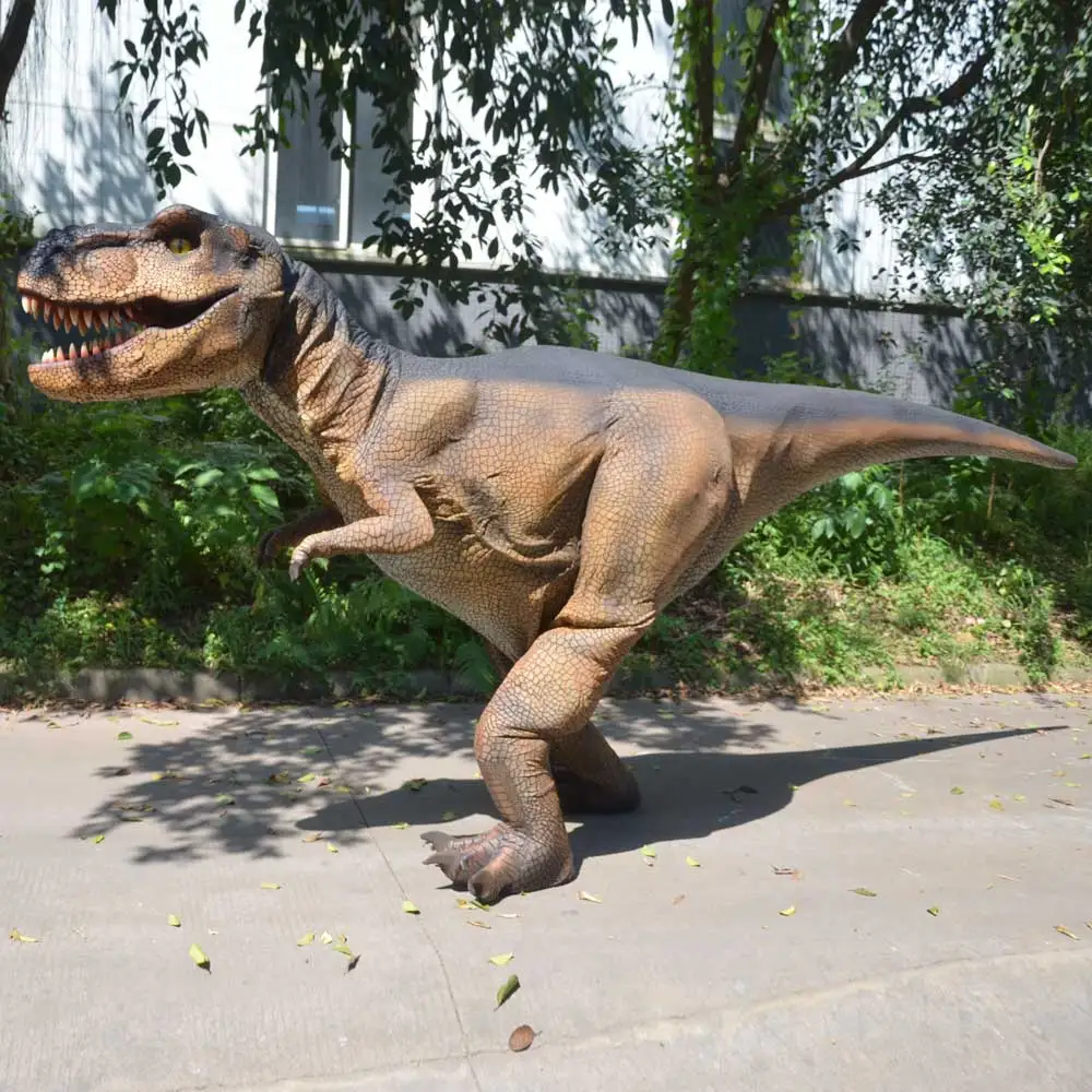 Theme Park Cosplay Entertainment Real-life Interactive Dinosaur Costume for Sale