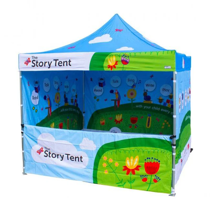 Trade Show Tent Custom Promotional Campaign Advertising Logo Folding Pavilion Canopy Pop-up Tent