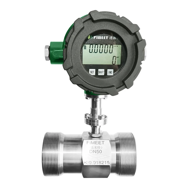 FIMEET turbine flow meter for methanol    digital flow meter    sensor