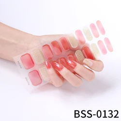 Cheap Price selling well all over the world uv korean semi cured art gel nail sticker