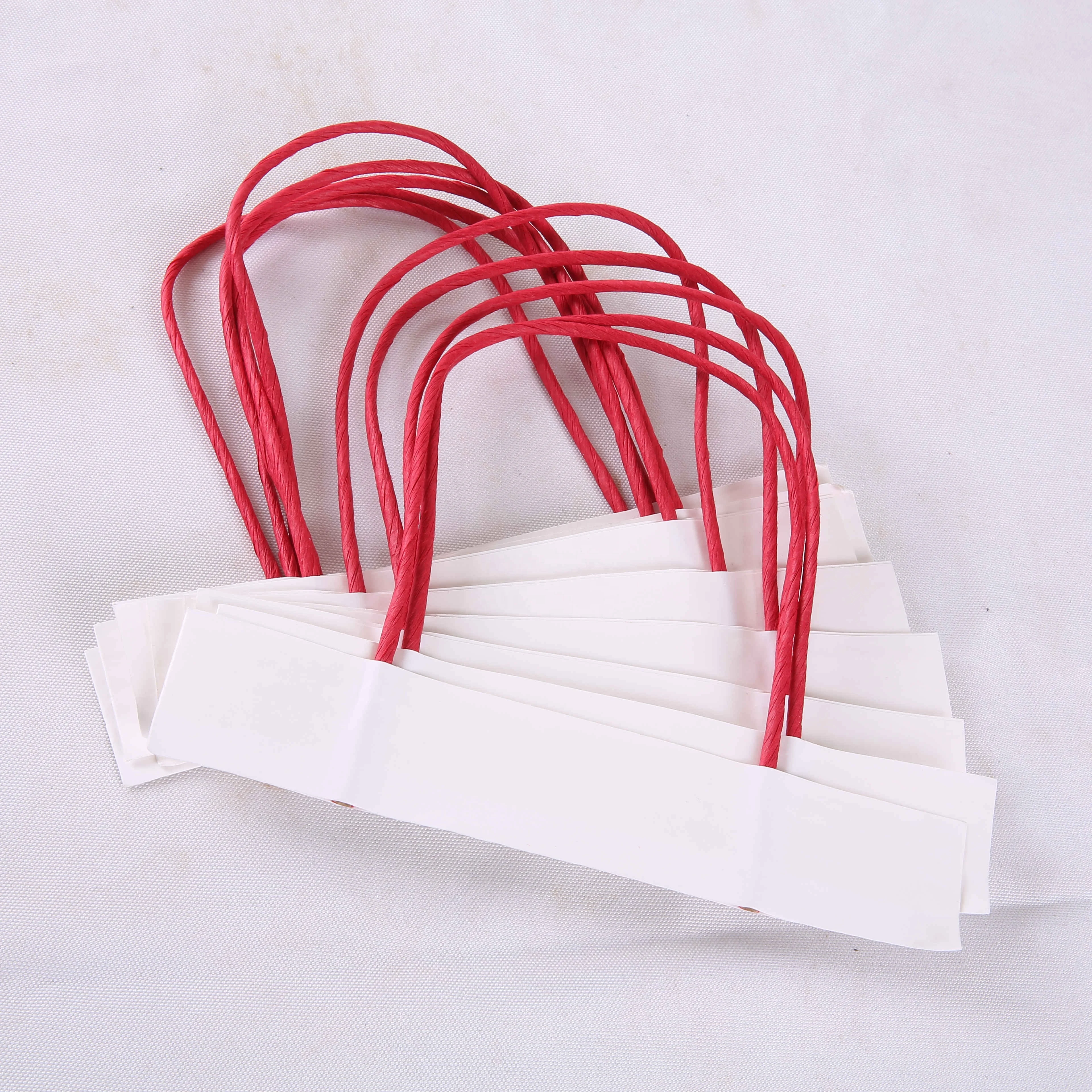100% Paper Material Twisted Paper Handle Paper Bag Rope Handle