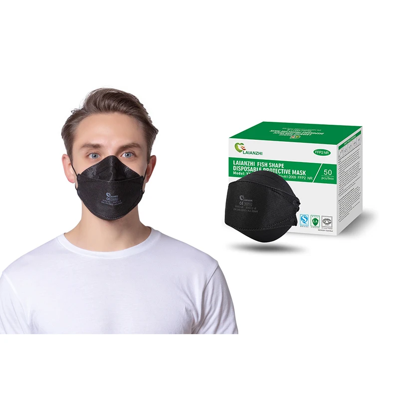 Non woven disposable 4 layers respirator dust mask facemask ffp2 masks
