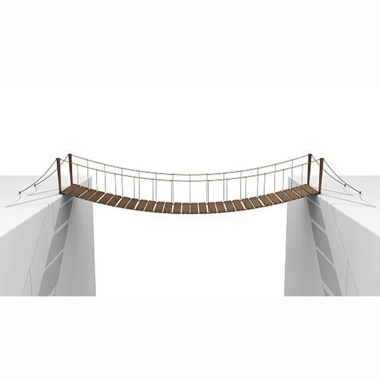Resort Bridge Swinging Bridge Game Simple Suspension Bridge for Kids and Adults