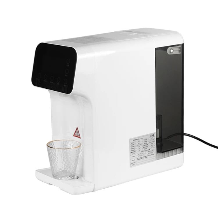 Лидер продаж Профессиональный умный сенсорный экран бытовой очиститель воды обратного осмоса Настольный диспенсер для воды для спальни горячий пластиковый Настольный