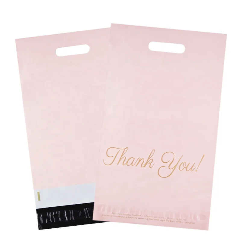 RTS Pink Thankyou & Frog  Polymailers Poly Pe Plastic Mailing Courier Postage Packaging Shipping Bags For Shipping